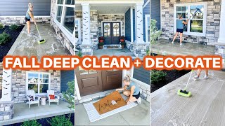 NEW 🍁 FALL DEEP CLEAN WITH ME  HOURS OF CLEANING MOTIVATION  FALL DECOR 2023 HOMEMAKING CLEANING [upl. by Eelrac]