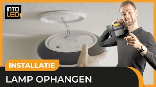 Hoe hang je zelf een plafondlamp op  Doehetzelf met INTOLED [upl. by Nnod]