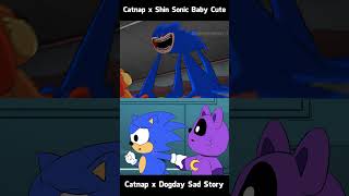 SHIN SONIC x TAILS SO BABY Cute story The Sonic Tapes Animation [upl. by Yrtua]