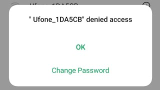 How to Fix WiFi Denied Access Problem 2023  WiFi Access Denied Problem  OPPO  Realme  Vivo [upl. by Charlena68]