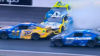 Ryan Blaney and Michael McDowell Spins ‘24 NH Cup Race [upl. by Schroeder]