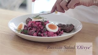 Russian Salad Olivye  салат столичный [upl. by Yhtnomit]