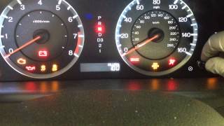 Reset Oil Maintenance Light  2010 to 2011 Honda Accord [upl. by Seligmann]