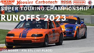 2023 SCCA Runoffs  VIR  J Moser 36 STL  STL Championship [upl. by Ainedrag323]