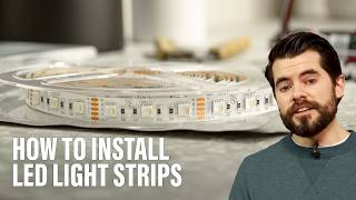 How to Install LED Light Strips [upl. by Irrac653]