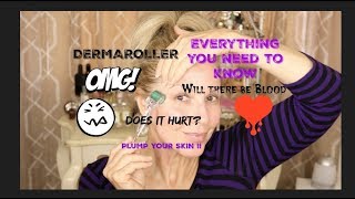 DERMAROLLER for PLUMPED Skin HOW TO [upl. by Issirk]