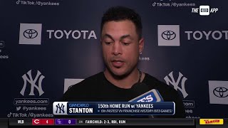 Giancarlo Stanton homers in win over Twins [upl. by Norby358]