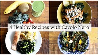 4 Healthy Recipes using Cavolo Nero  UK Dietitian Nichola LudlamRaine [upl. by Gnohc]