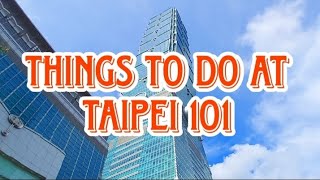 At the TOP of Taipei 101 Observatory  Taiwan Food and Travel Guide Day 4 [upl. by Anerres]