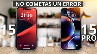 iPhone 15 vs iPhone 15 Pro  Comparativa Definitiva en Español [upl. by Nrevel]