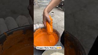 Dragon Rolls Making😵🥵 Indian Street food [upl. by Aleta]