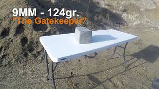 Gatekeeper 9MM Clay block [upl. by Elazaro]