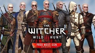 The Witcher 3 Wild Hunt  Wolf Witcher Gear Set Showcase Normal Enhanced Superior Mastercrafted [upl. by Silyhp]