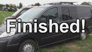 Vlog 24 My compact selfbuilt campervan  the tour [upl. by Nolyag]