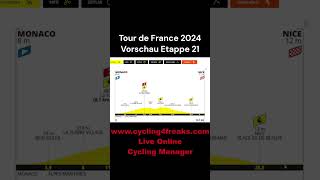 Tour de France 2024 Etappe 21 Vorschau [upl. by Yrtnej]