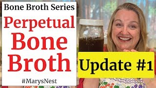 How to Make Perpetual Beef Bone Broth by Reusing Bones  UPDATE 1 [upl. by Nairbo]