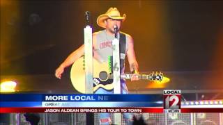 Jason Aldean tour stops at Great American Ball Park [upl. by Reuven]