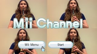 Mii Channel Theme Clarinet Quartet [upl. by Poul]