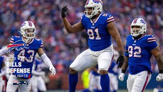 Buffalo Bills Best Defense Plays From 4turnover Game Vs Patriots  NFL Regular Season Week 17 [upl. by Mandell184]