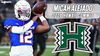 2024 Hawaii commit Micah Alejado  MaxPreps Junior POY is ELITE at QB 🎯  HIGHLIGHTS 🎥 [upl. by Yenrab575]