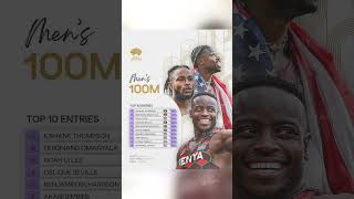 Mens 100M Finals in Paris 2024 Olympics [upl. by Arel]