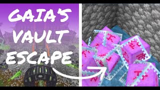 ESCAPING GAIAS VAULT  From Within The Cell  Minecrafts PERFECT Prison [upl. by Hirasuna]