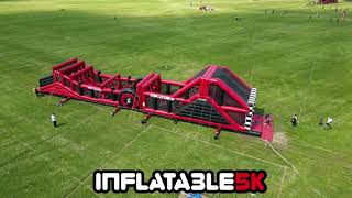 The WORLDs BIGGEST BOUNCIEST and BEST Inflatable Obstacle Course  Inflatable 5k 🤩 [upl. by Andria]