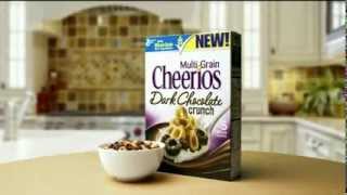 TV Spot  Cheerios  Breakfast Cereal  Dark Chocolate Crunch  Get To Know Cheerios [upl. by Auhsuoj]