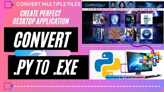 How to Convert any Python File to EXE  How to Convert any Python File to Desktop Application [upl. by Seta]