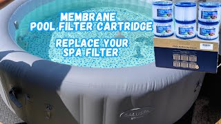 Replacing Membrane Solutions Type VI Filter for Spas [upl. by Adnileb]