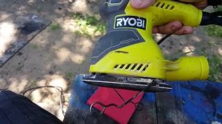 Ryobi sander snap on paper review Love this tool [upl. by Idnahr]