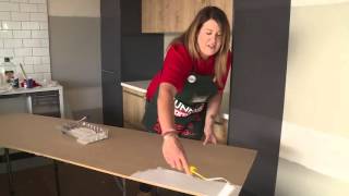 How To Paint A Chalkboard Wall  DIY At Bunnings [upl. by Gnot522]