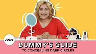 How To Cover Under Eye Dark Circles With Makeup  Dummys Guide To Concealing Dark Circles  iDiva [upl. by Nosduh]