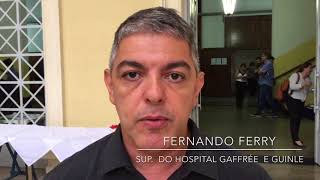 Superintendente do Hospital Gaffrée e Guinle Fernando Ferry [upl. by Sherm]