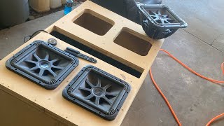 Custom box for 4 kicker l7s 12’s [upl. by Erna]