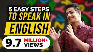 5 Easy Steps To Speak In ENGLISH Fluently And Confidently  English Speaking Tricks  BeerBiceps [upl. by Shiverick]