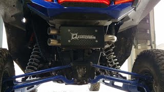 Polaris RZR Aftermarket Assassins Exhaust [upl. by Allen33]