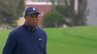 Tiger Woods  Highlights from His 1stRound 68 at the 2020 PGA Championship [upl. by Ardnasxela349]