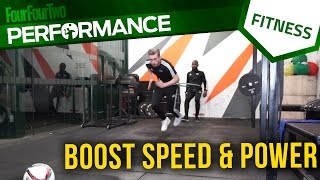 Gym workout  How to boost power and improve speed  Soccer conditioning workout [upl. by Koss]