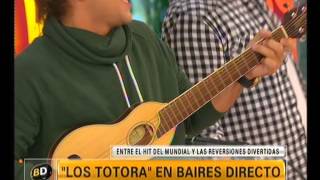 Los Totora interpretan Márchate Ahora  Telefe Noticias [upl. by Annawat]