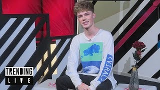 HRVY is Troye Sivans biggest fan  Trending Live [upl. by Assyli]