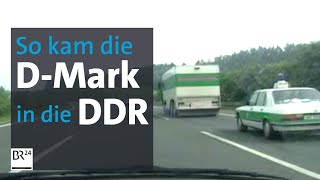 Gigantischer Geldtransport Milliarden DMark für die DDR  Abendschau  BR24 [upl. by Lalo]