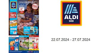 ALDI SÜD Prospekt DE  vom 2207 bis 27072024 [upl. by Illoh]