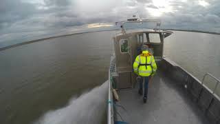 Commercial 695 mtr Aluminuim CatamaranFishing Boat Trial 2 [upl. by Edrei]