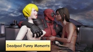 Deadpool Funny Moments Compilation  Funny Cut Scenes Gameplay [upl. by Zannini]