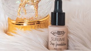 🎀 PuroBIO SUBLIME Drop Foundation  TEST dwutygodniowy 🎀 [upl. by Nilkcaj]