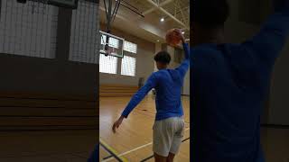 Alley Oop Windmill Layup 🎥😂 youtubeshorts shorts reels alleyoop windmill layup [upl. by Gratt1]