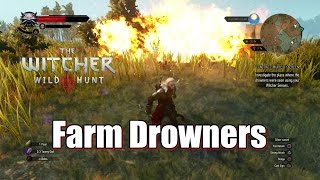 The Witcher 3 Wild Hunt Farm Drowners Location Velen [upl. by Sera]