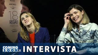 18 regali 2020 Intervista Esclusiva Benedetta Porcaroli e Vittoria Puccini  HD [upl. by Hinson]