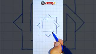 3d square overlap drawings shorts drawing howtodraw youtubeshorts [upl. by Anne-Marie]